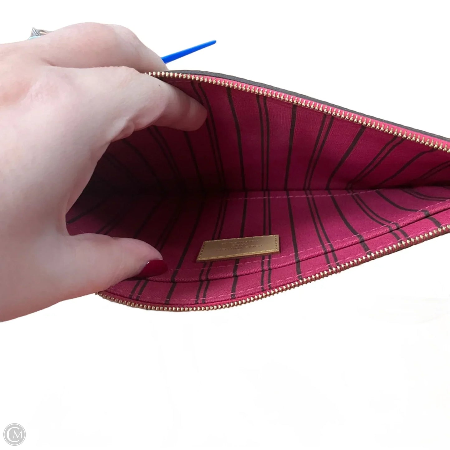 Wristlet Luxury Designer By Louis Vuitton, Size: Medium