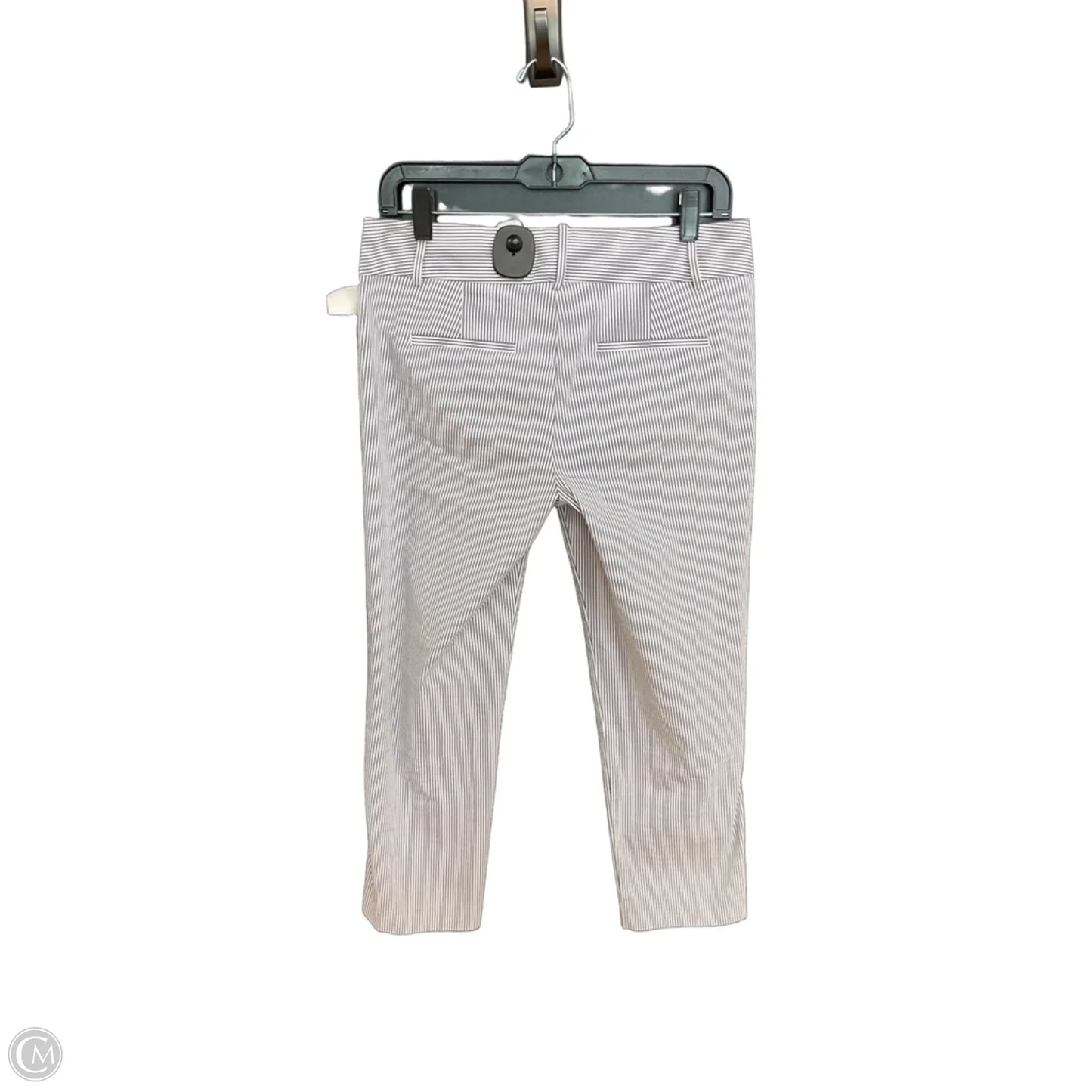 Pants Cropped By Ann Taylor In Striped Pattern, Size: Xs