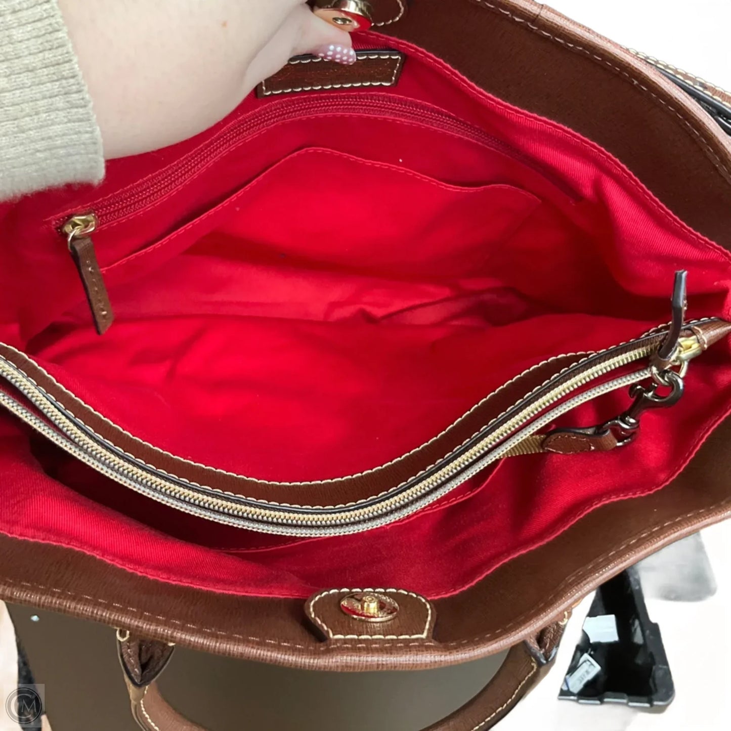 Handbag Designer By Dooney And Bourke, Size: Large