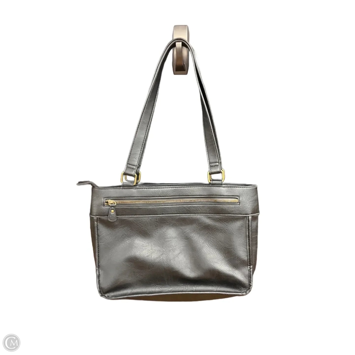 Handbag Leather By White Mountain, Size: Medium