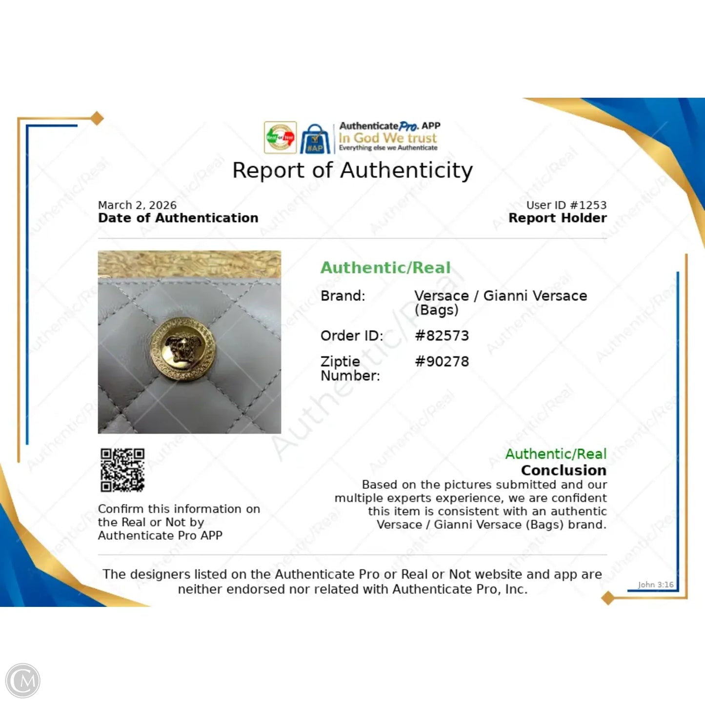 Wallet Luxury Designer By Versace, Size: Small