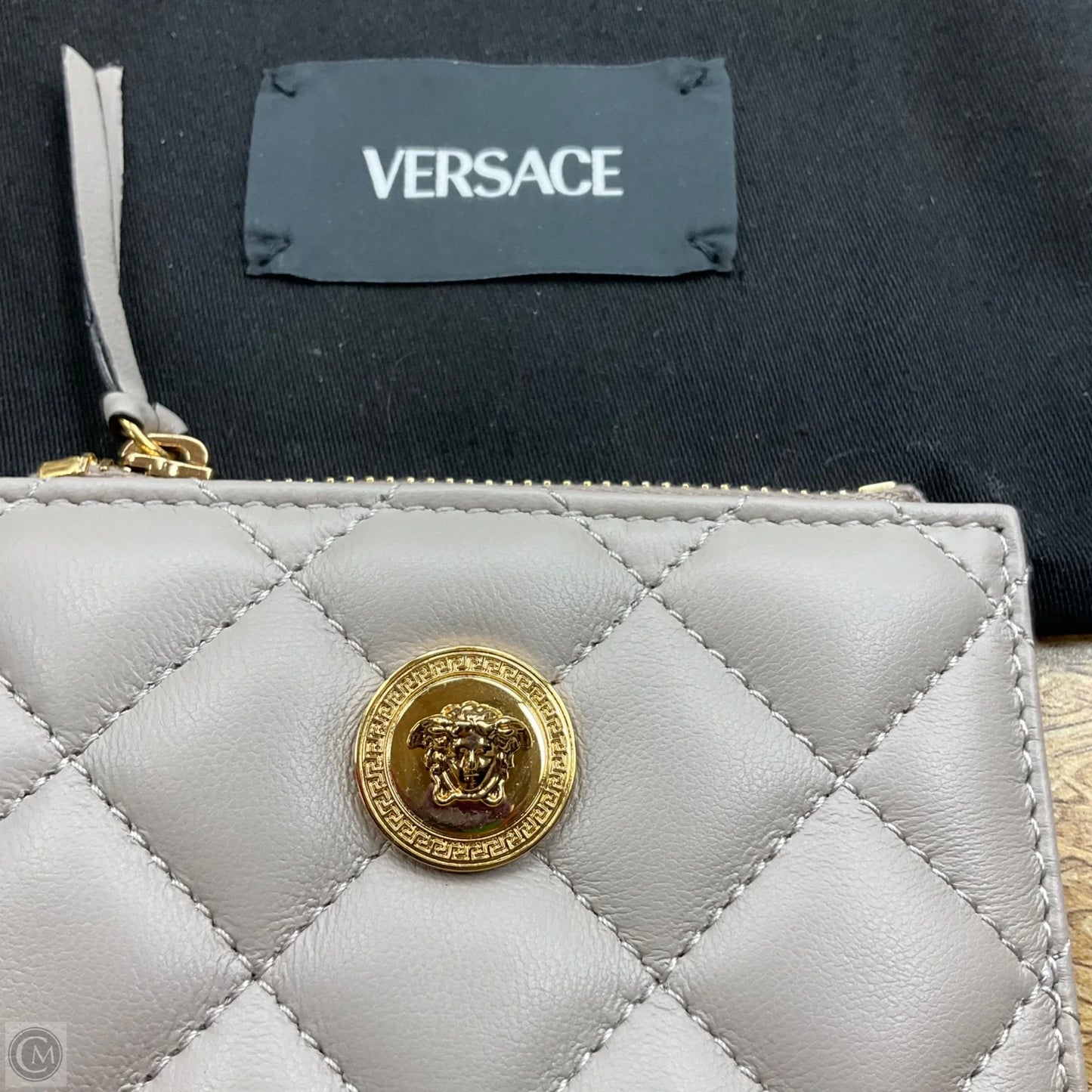 Wallet Luxury Designer By Versace, Size: Small