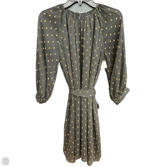 Dress Party Short By Ann Taylor In Black & Gold, Size: Mp