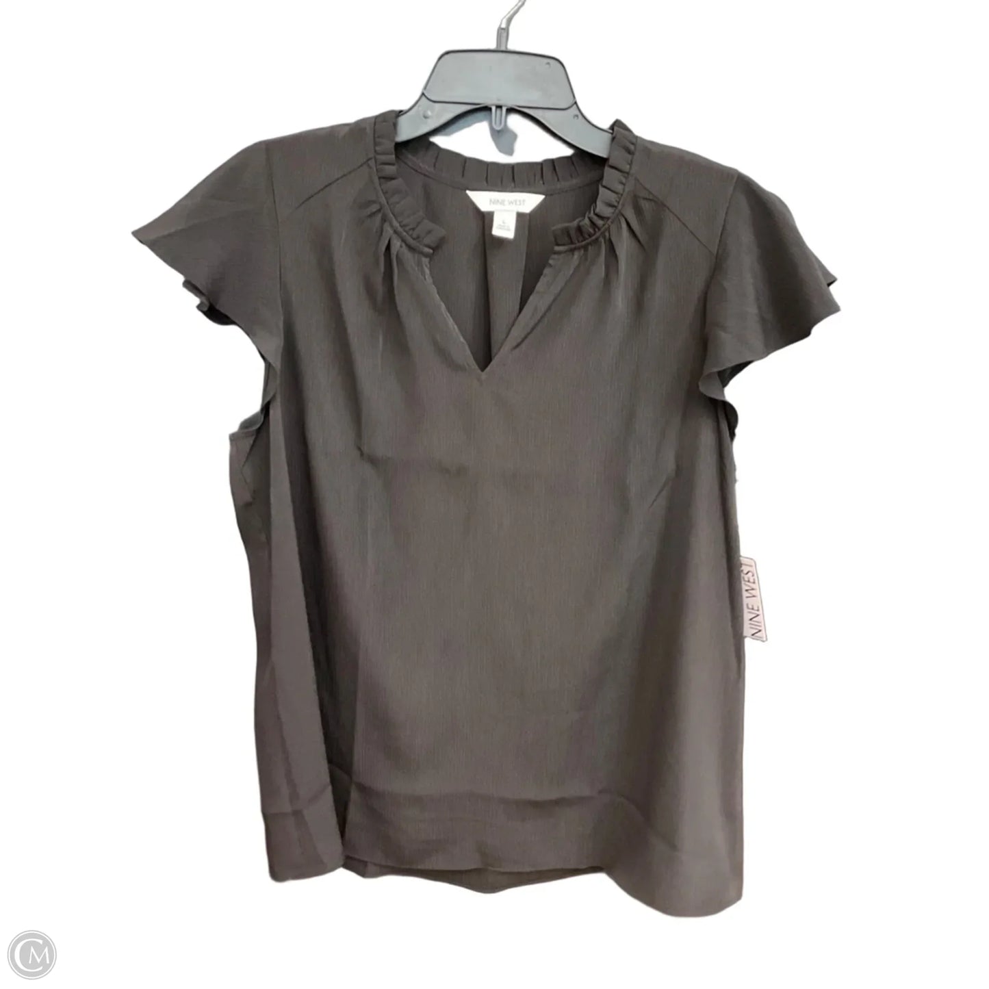 Top Sleeveless By Nine West In Black, Size: L