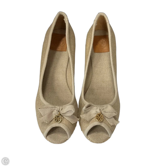 Shoes Designer By Tory Burch In Beige, Size: 11