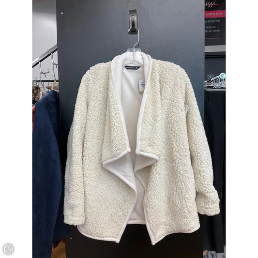 Sweater Cardigan By Abercrombie And Fitch In Cream, Size: Xs