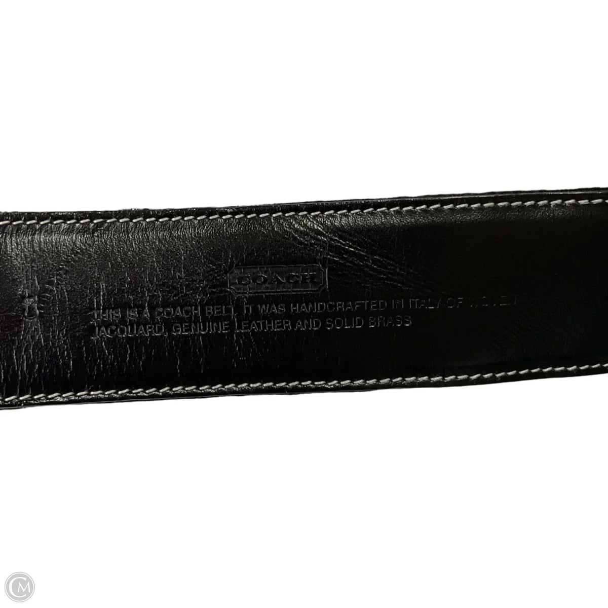 Belt Designer By Coach, Size: