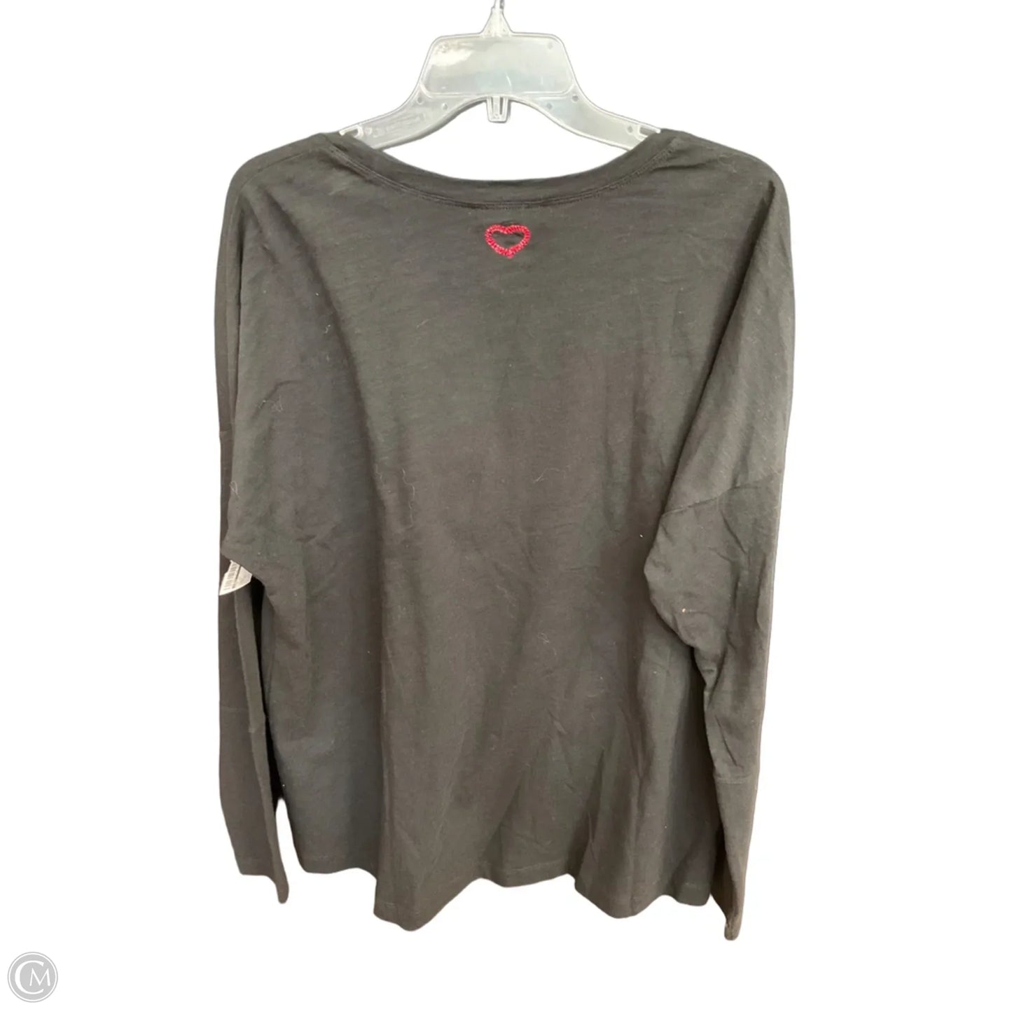 Top Long Sleeve By Cabi In Black, Size: M
