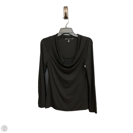 Top Long Sleeve By White House Black Market In Black, Size: Xs