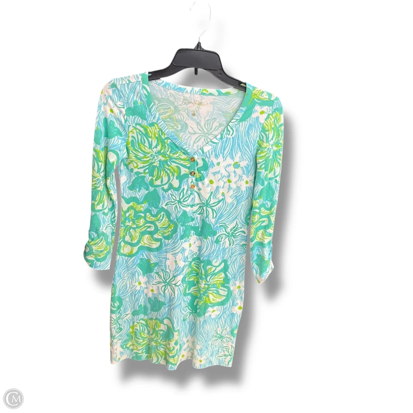 Dress Designer By Lilly Pulitzer In Floral Print, Size: Xxs