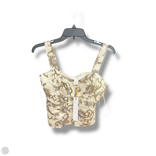 Top Sleeveless By House Of Harlow In Floral Print, Size: S