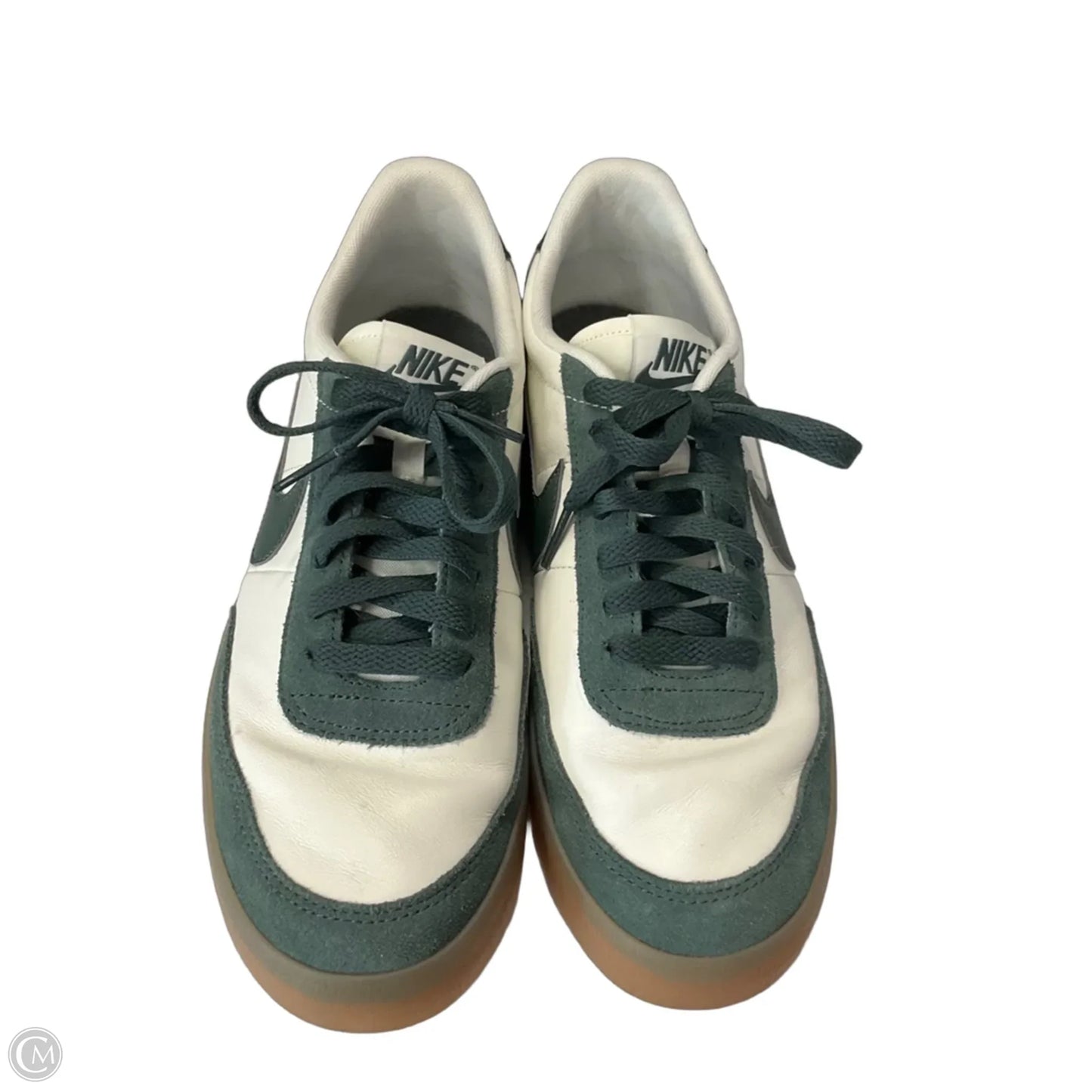 Shoes Sneakers By Nike In Green & White, Size: 11