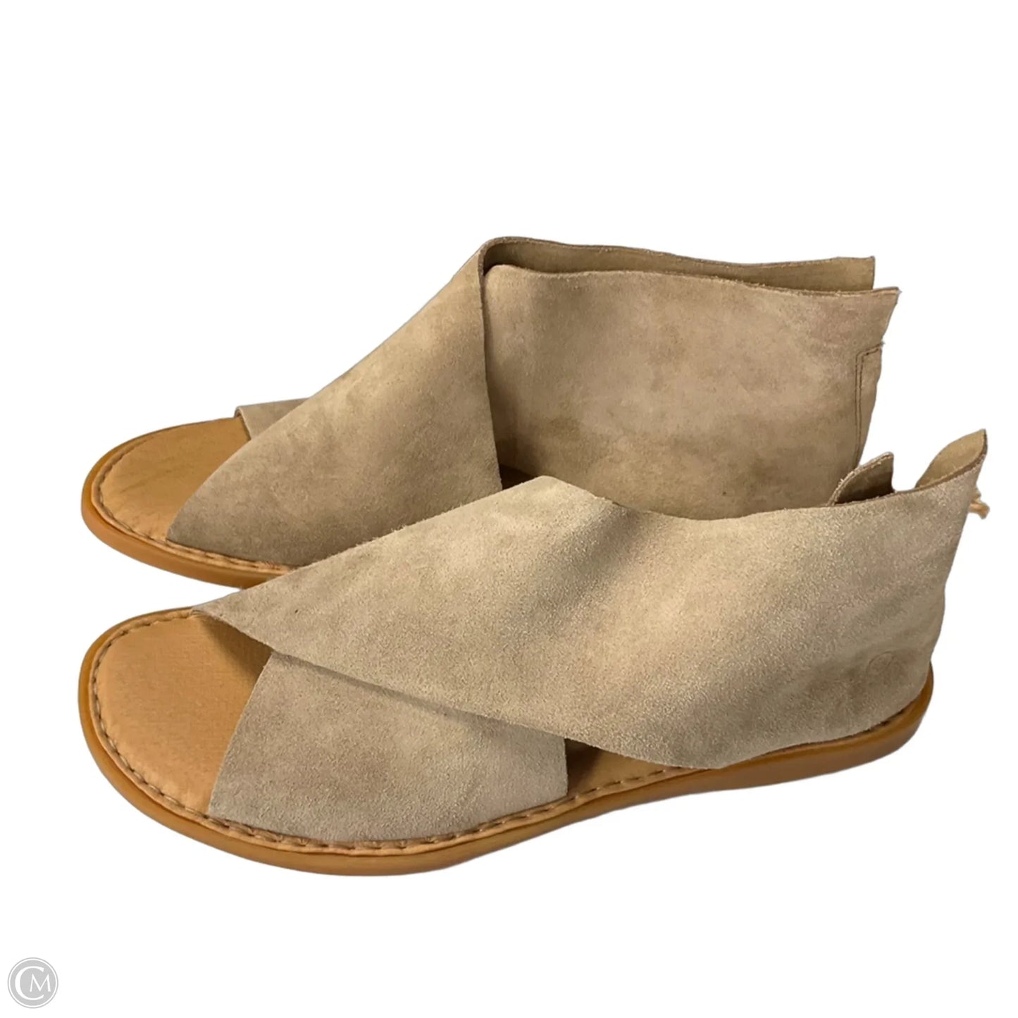 Sandals Flats By Born In Tan, Size: 11