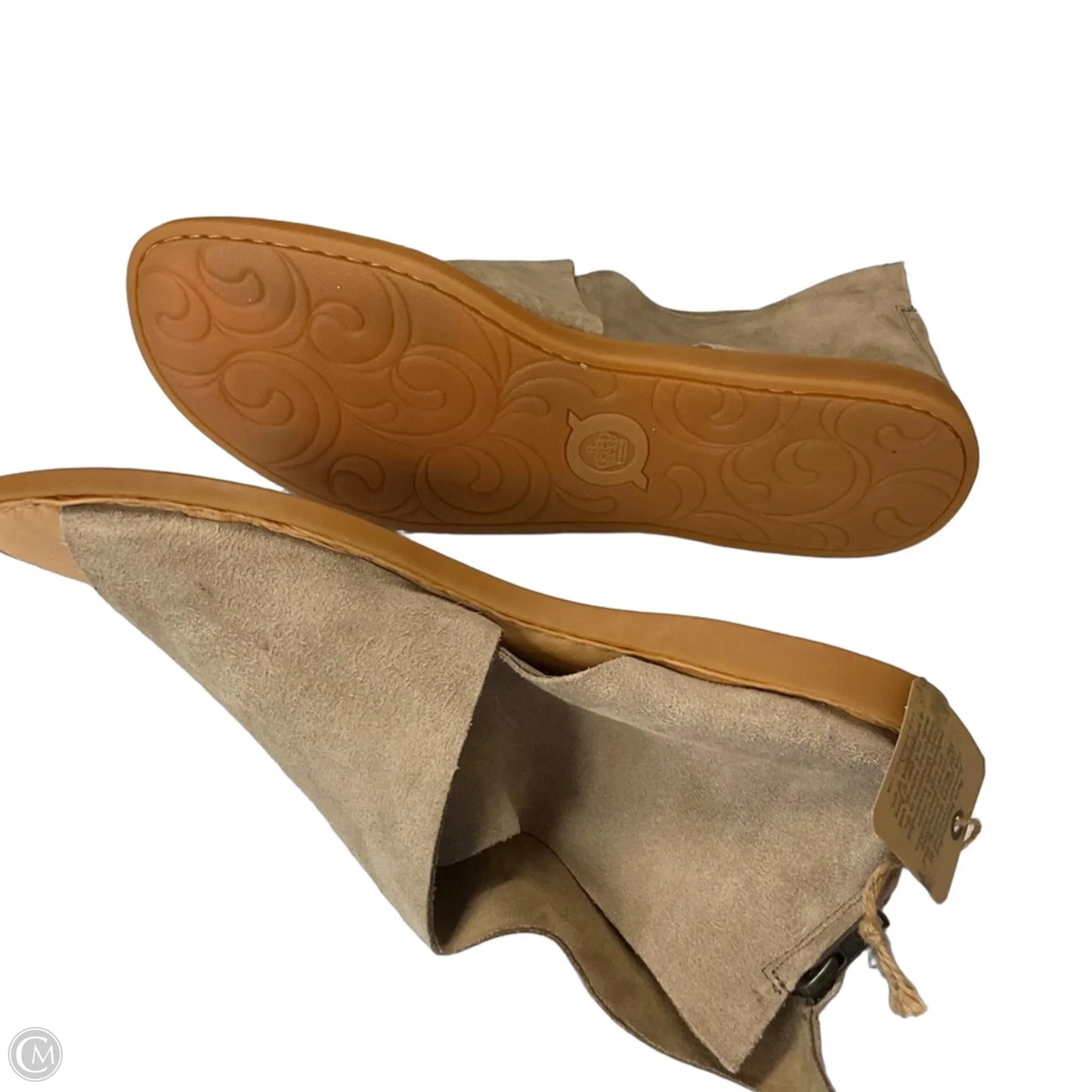 Sandals Flats By Born In Tan, Size: 11