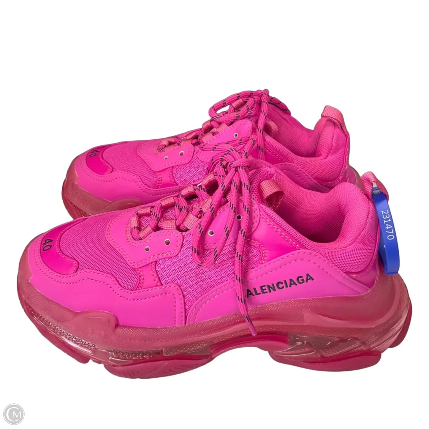 Shoes Luxury Designer By Balenciaga In Pink, Size: 10