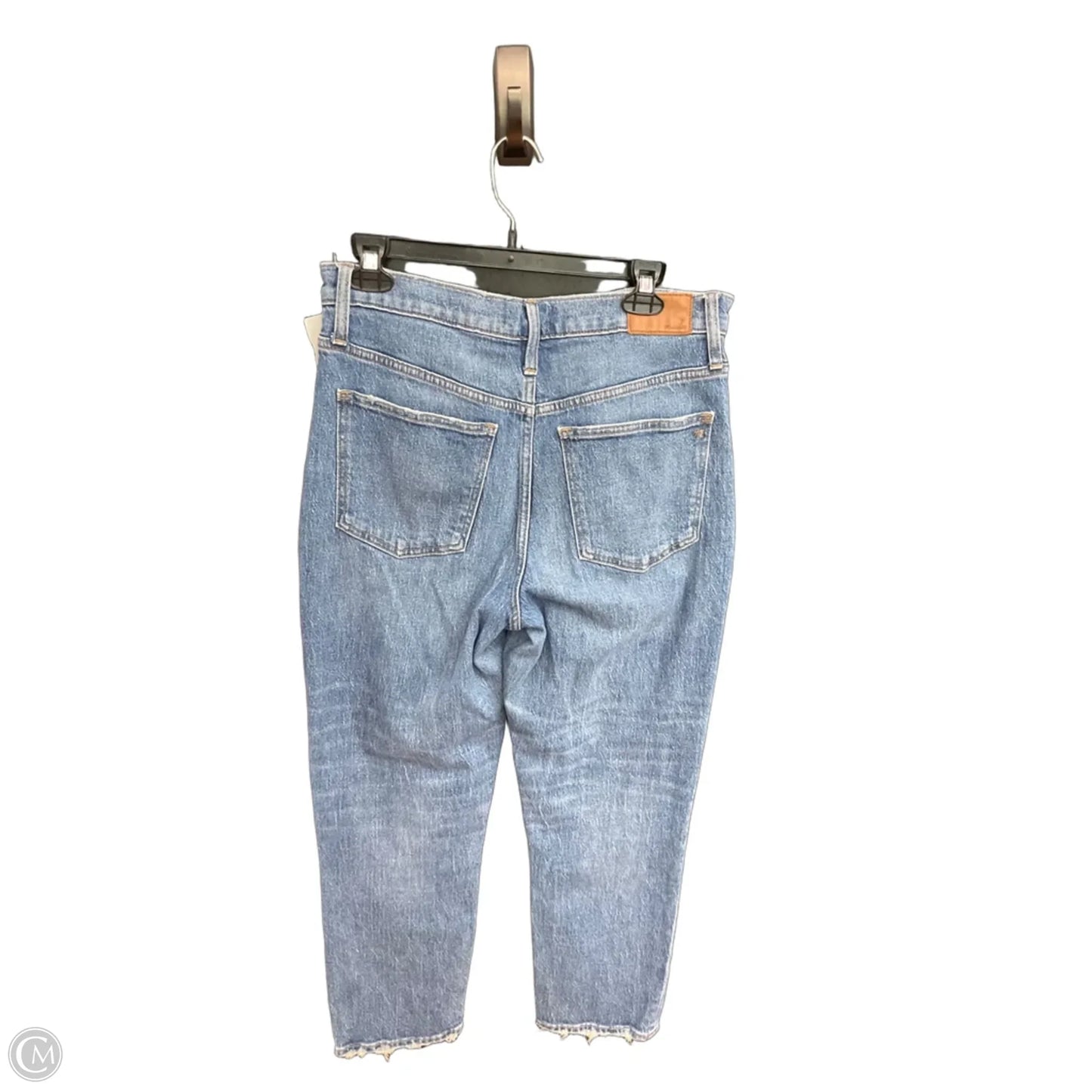 Jeans Straight By Madewell In Blue Denim, Size: 8