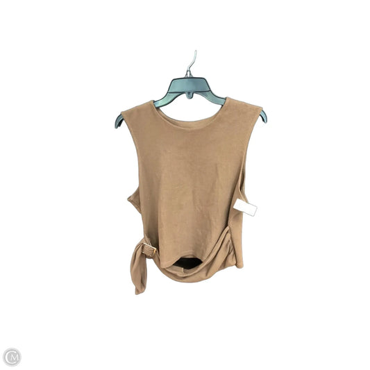 Top Sleeveless By Maeve In Brown, Size: S