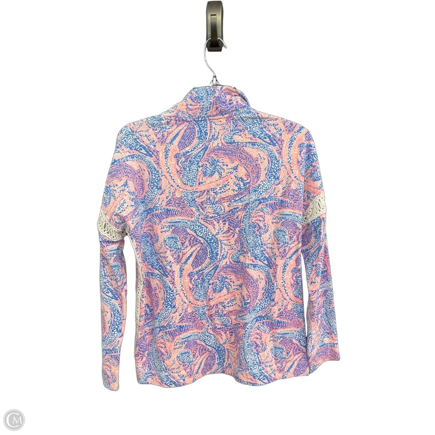 Jacket Designer By Lilly Pulitzer In Blue & Pink, Size: Xs