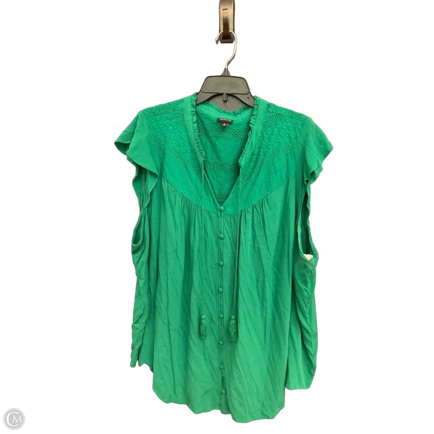 Top Short Sleeve By Torrid In Green, Size: 4x