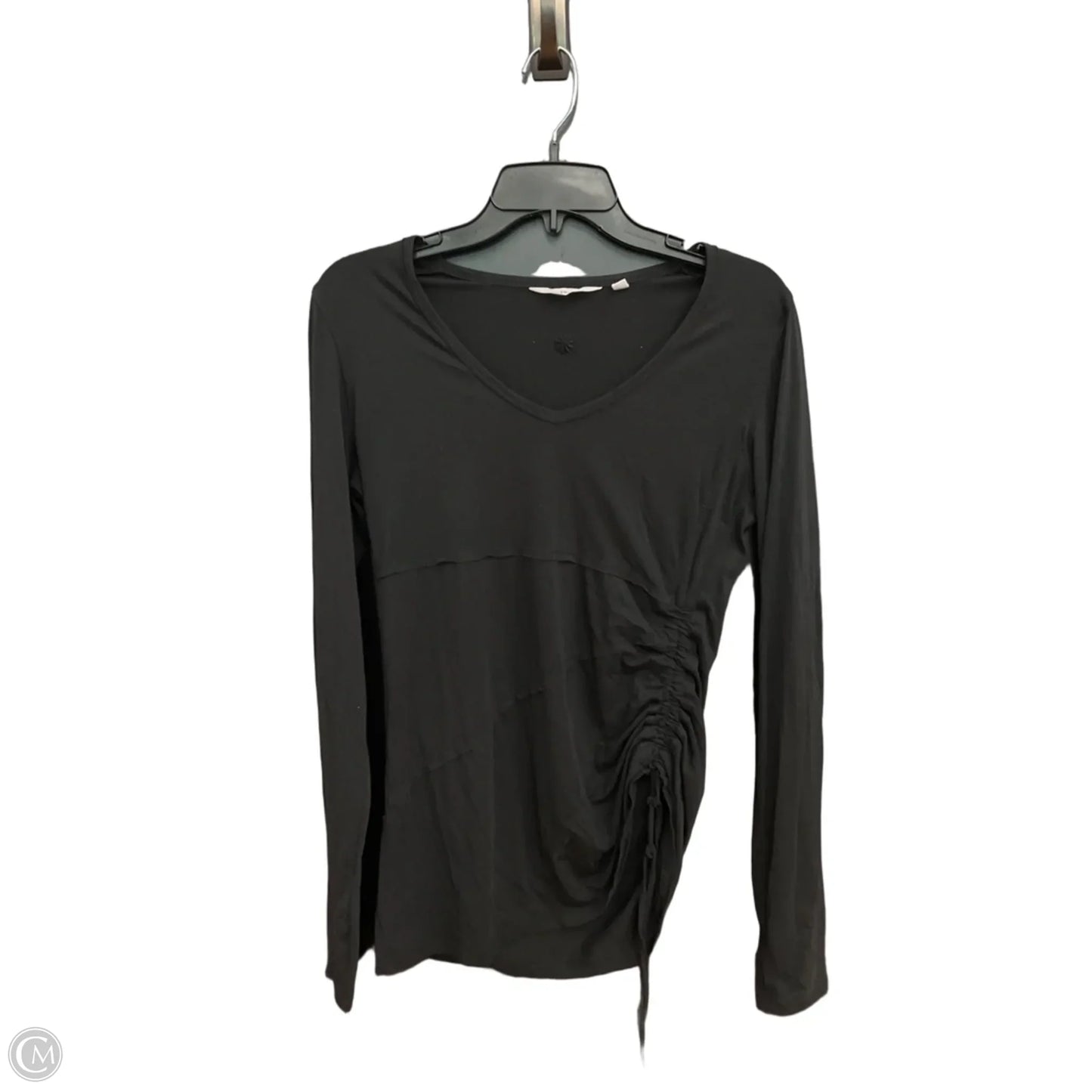 Top Long Sleeve By Athleta In Black, Size: S