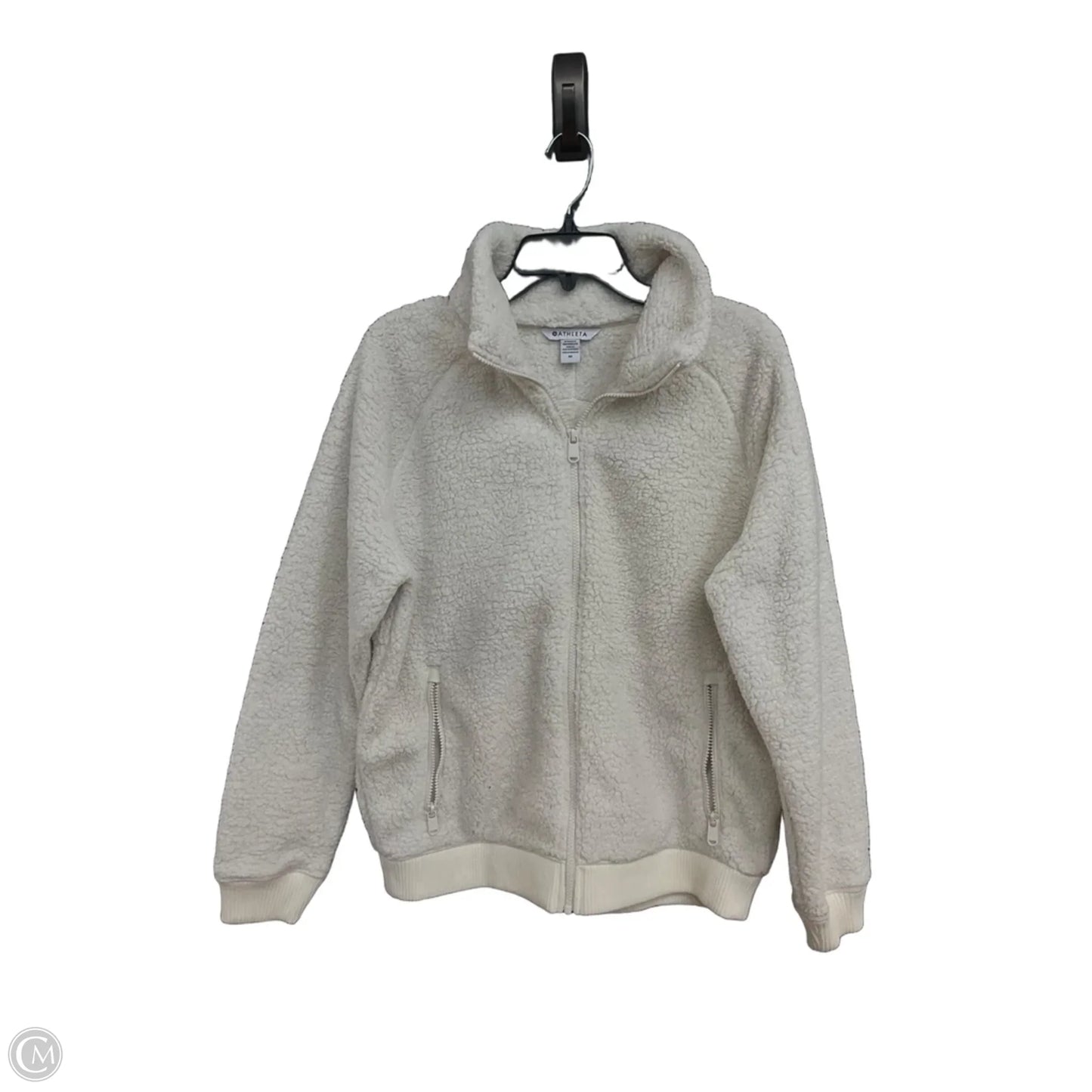 Athletic Fleece By Athleta In White, Size: M