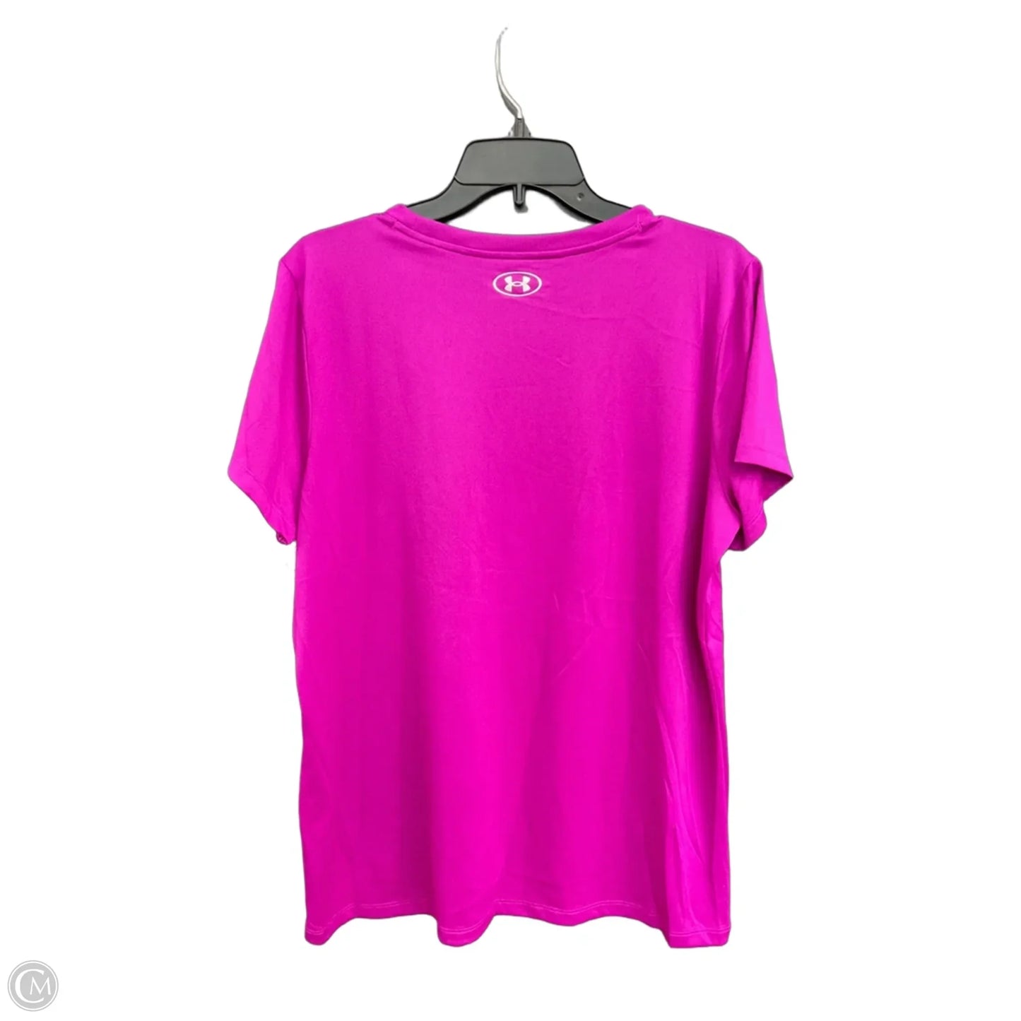 Athletic Top Short Sleeve By Under Armour In Purple, Size: Xl