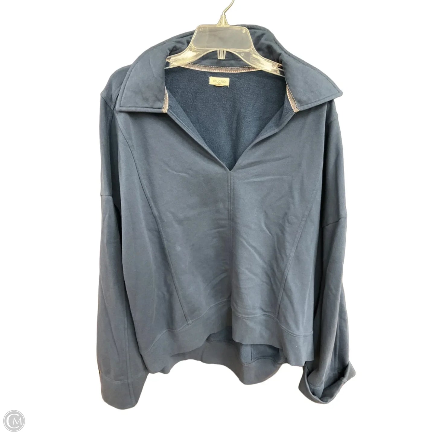 Top Long Sleeve By Pilcro In Blue, Size: Xl