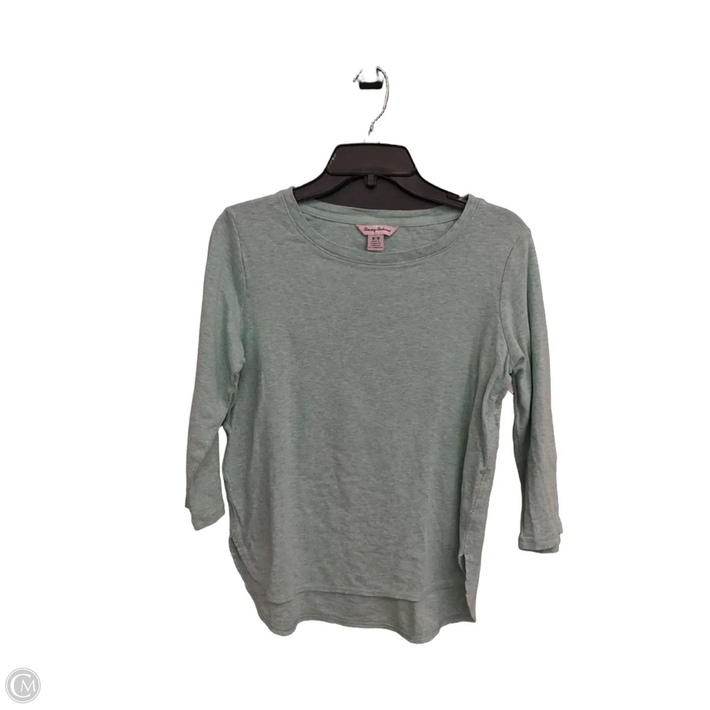 Top Long Sleeve By Tommy Bahama In Teal, Size: M
