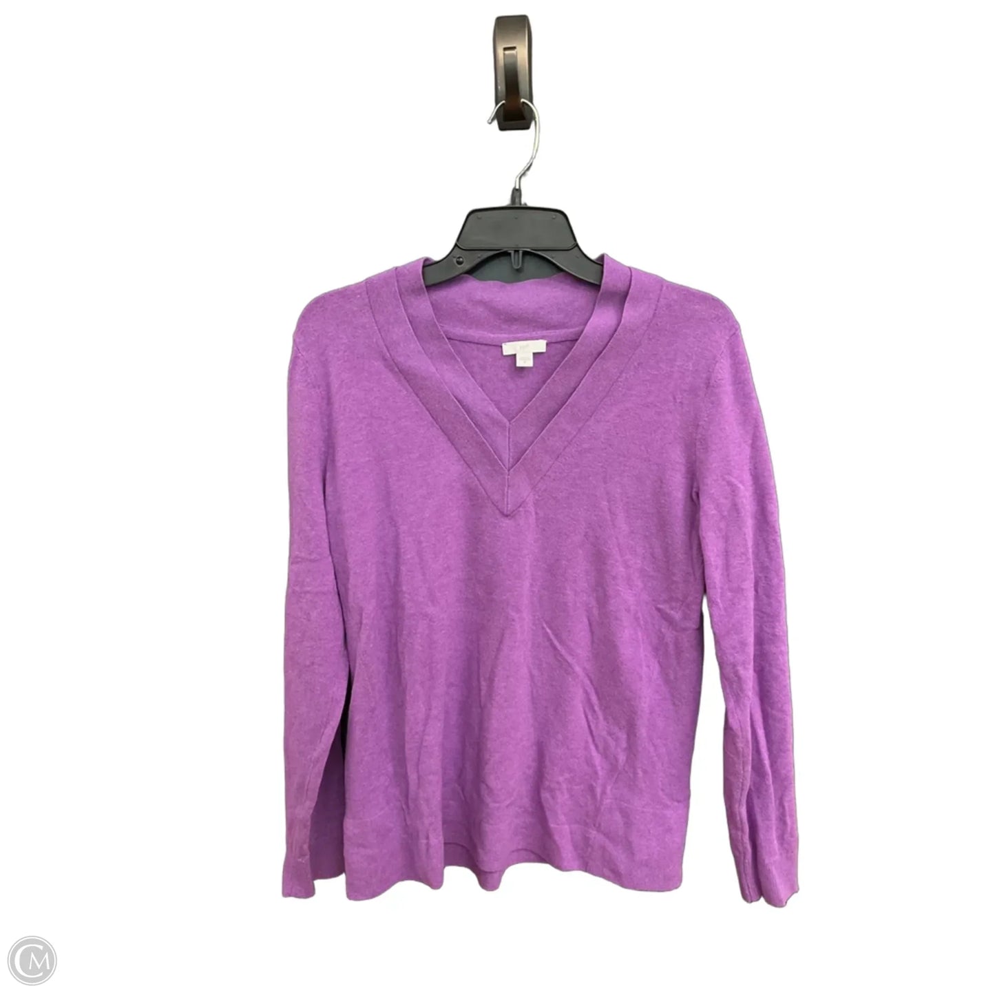 Top Long Sleeve By J. Jill In Purple, Size: M
