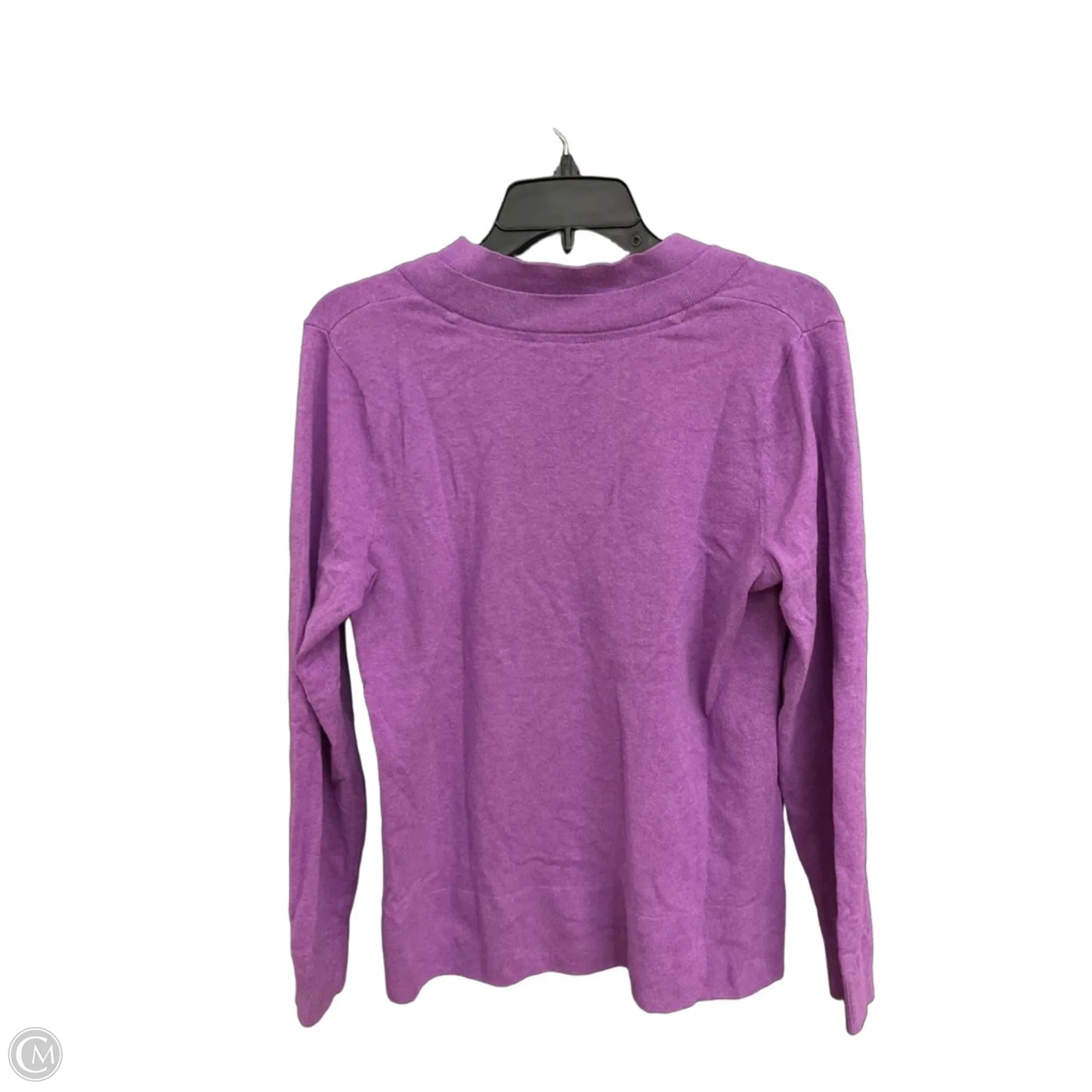 Top Long Sleeve By J. Jill In Purple, Size: M
