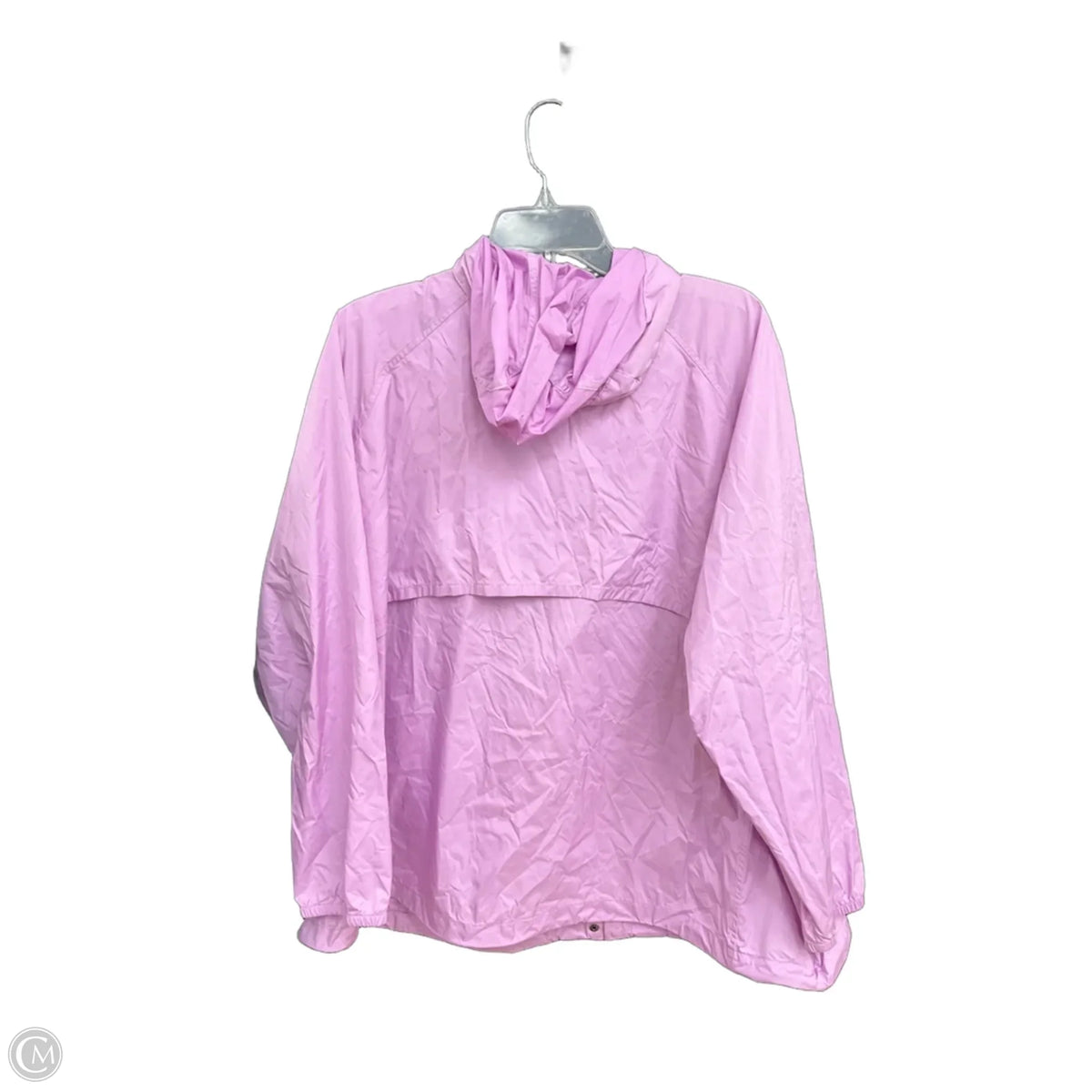 Jacket Windbreaker By Lands End In Purple, Size: 2x