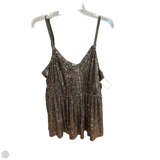 Top Sleeveless By Torrid In Black, Size: 1x