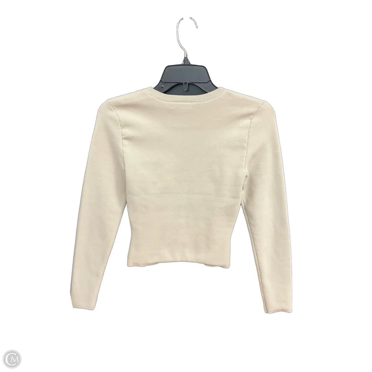 Top Long Sleeve By Babaton In Cream, Size: S