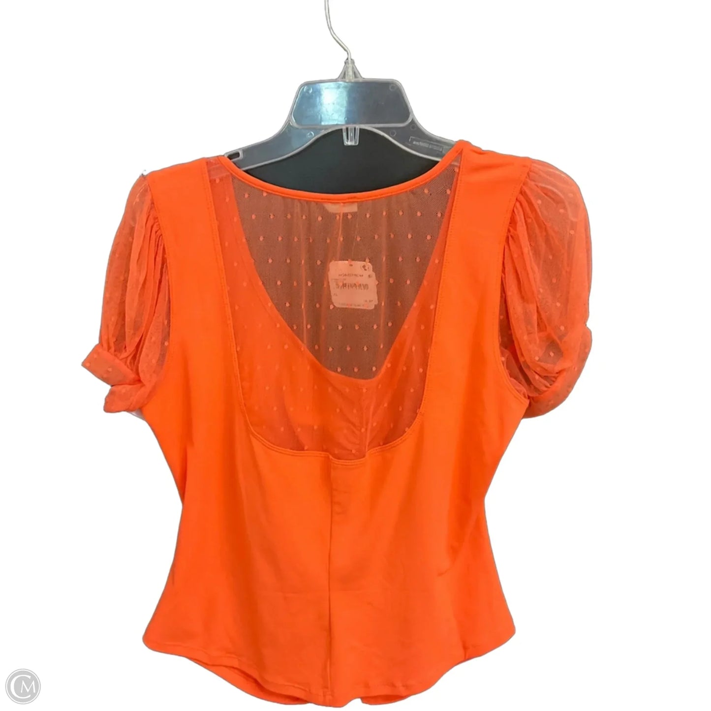 Top Short Sleeve By Clothes Mentor In Orange, Size: Xl