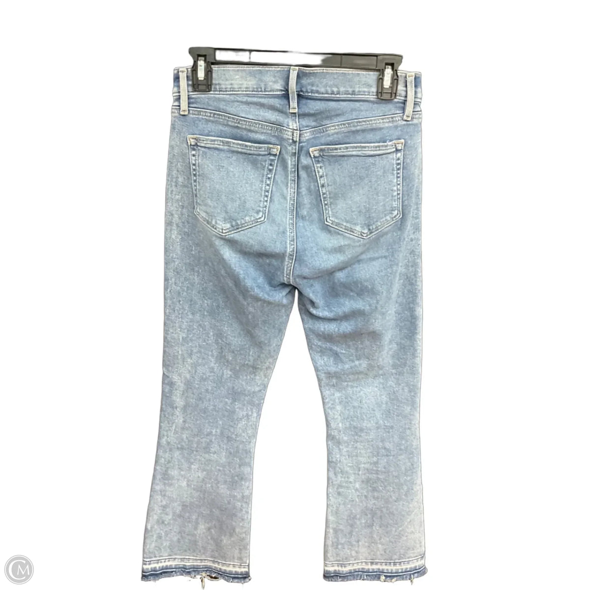 Jeans Cropped By Loft In Blue Denim, Size: 0