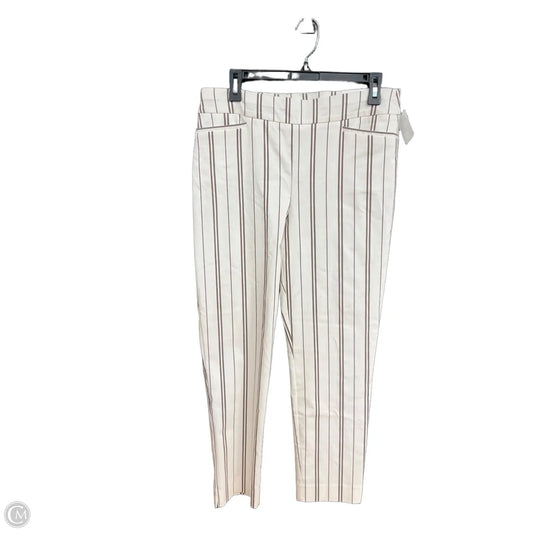Pants Dress By Chicos In Striped Pattern, Size: 8