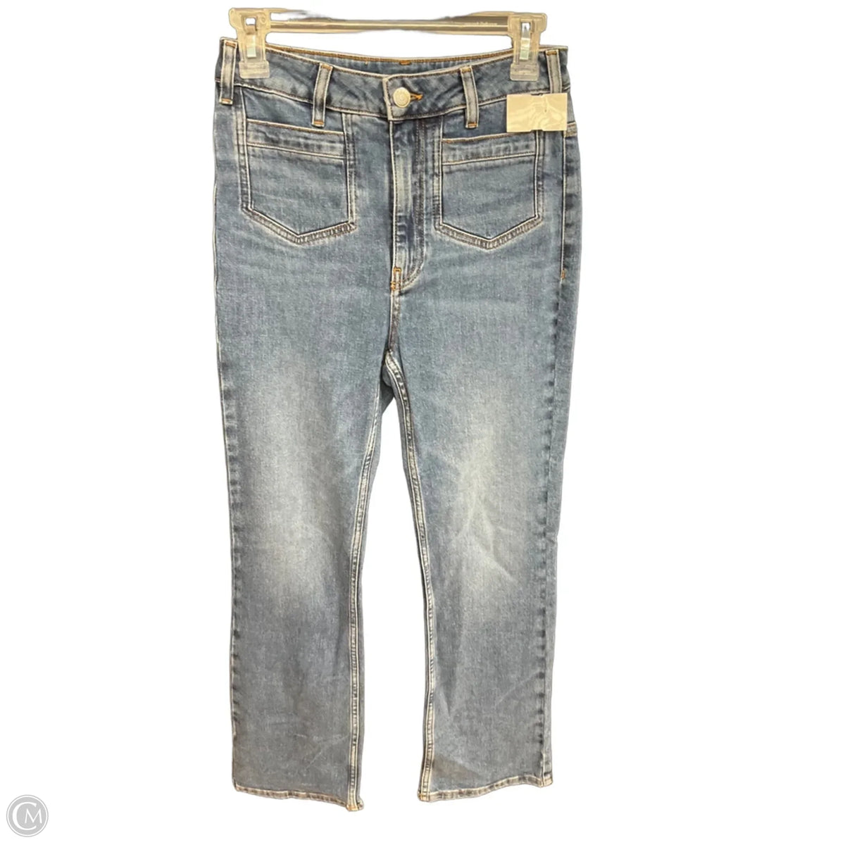 Jeans Boot Cut By Maje In Blue Denim, Size: 6