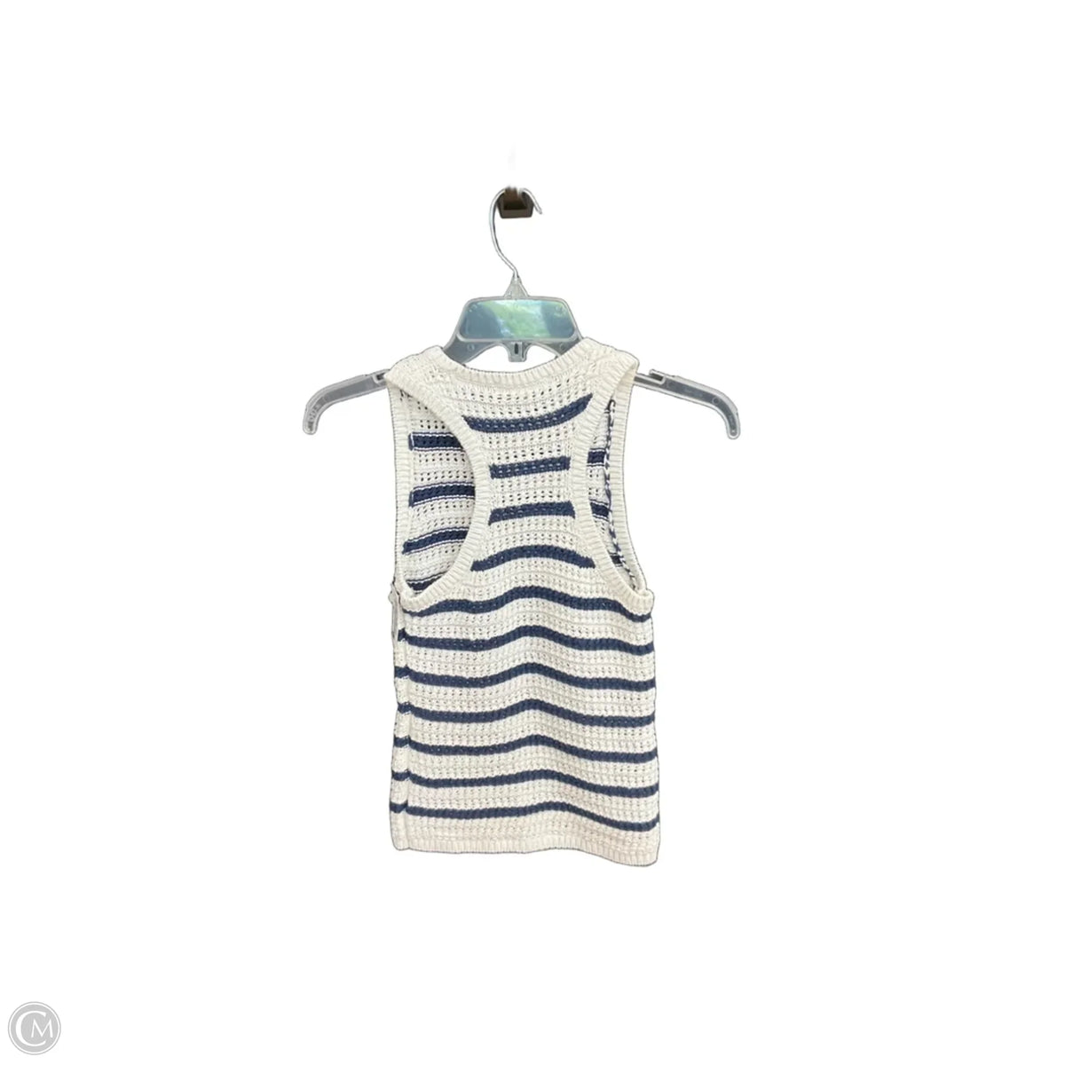 Top Sleeveless By Madewell In Striped Pattern, Size: Xxs