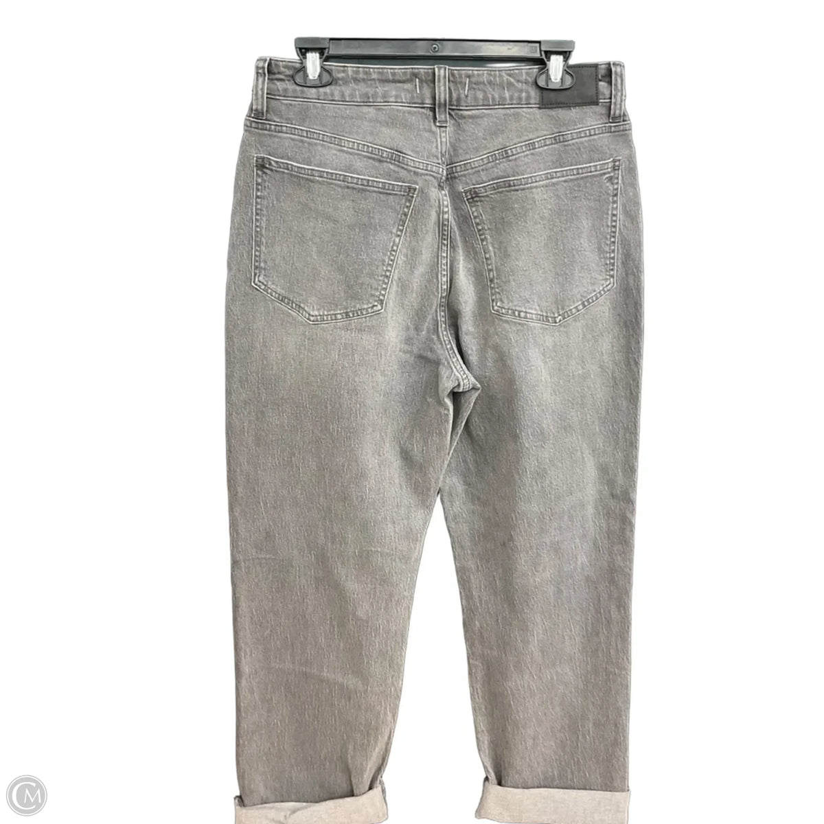 Jeans Straight By Madewell In Grey Denim, Size: 10