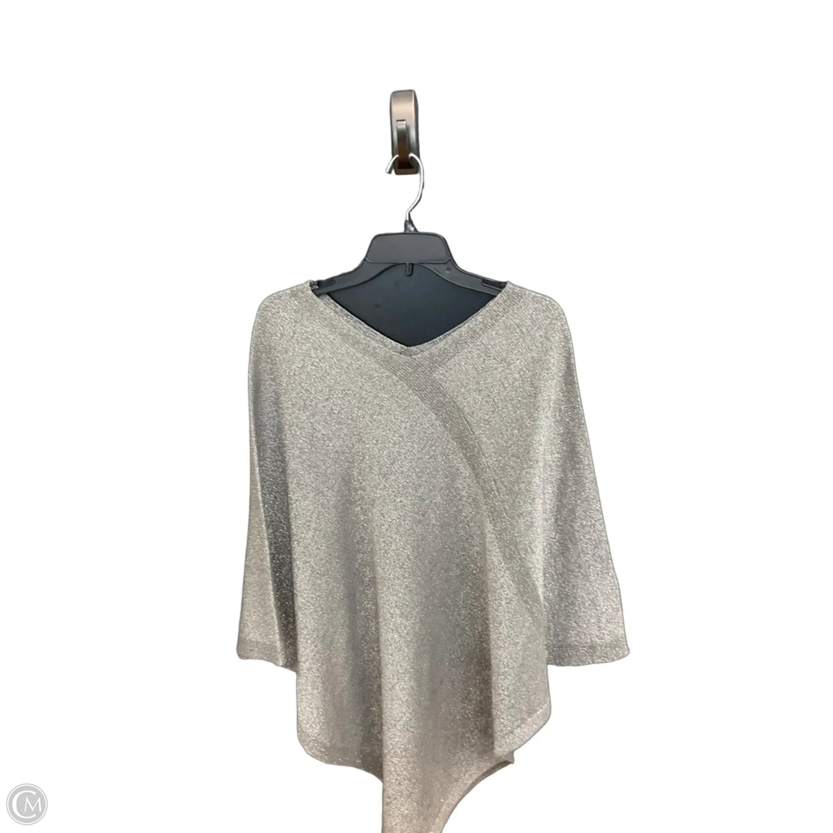 Poncho By Ellen Tracy In Grey, Size: M