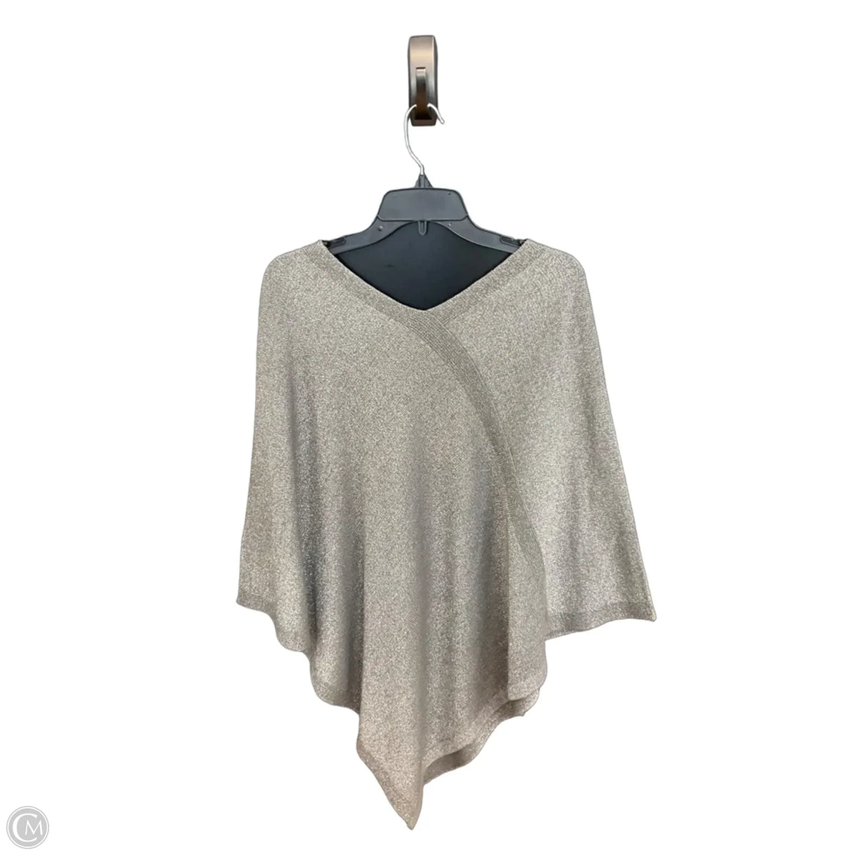 Poncho By Ellen Tracy In Grey, Size: M