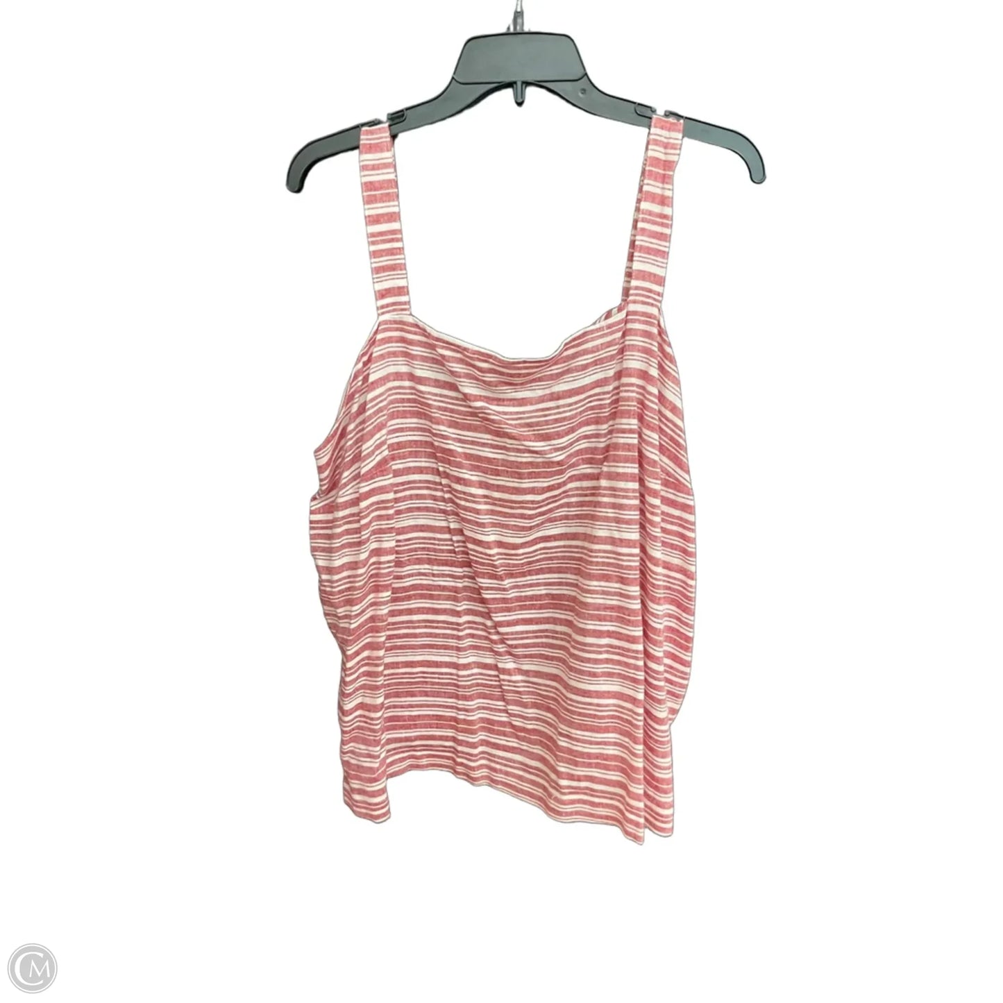 Top Sleeveless By Cato In Red, Size: Xl