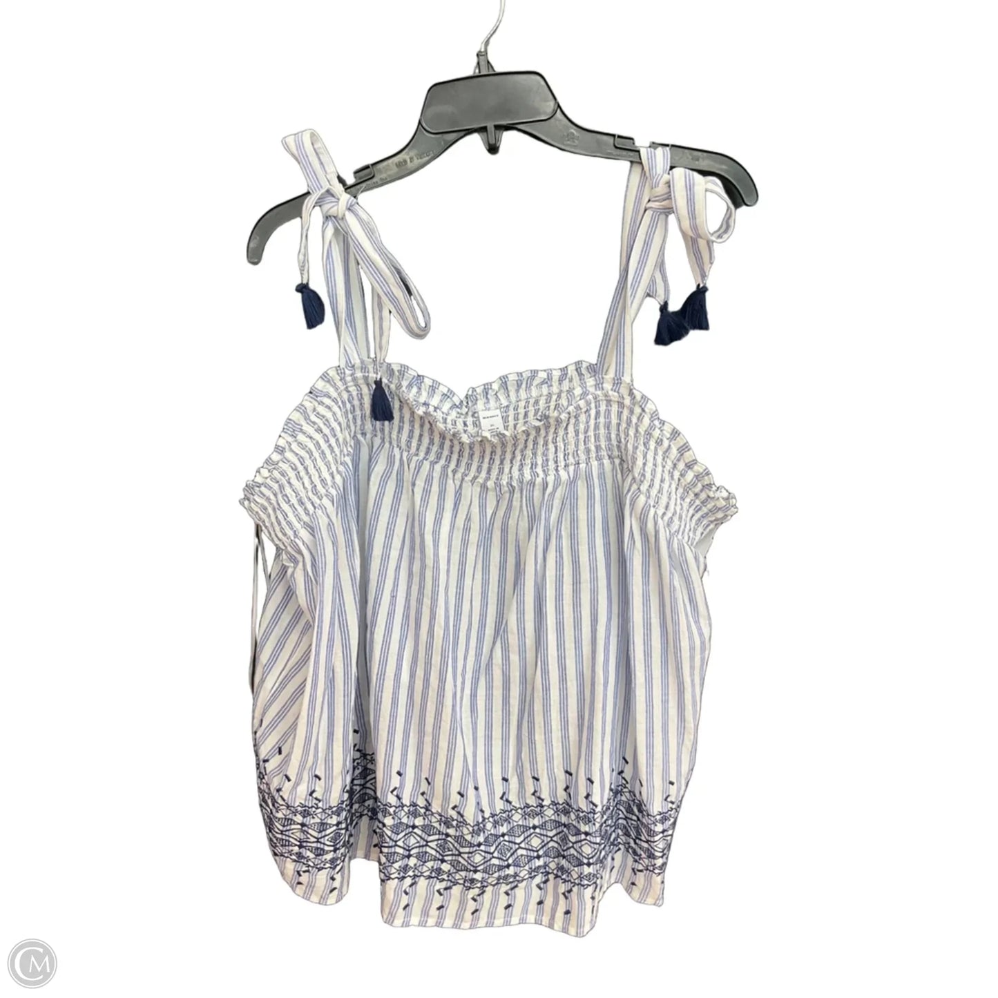 Top Sleeveless By Old Navy In Blue, Size: Xl