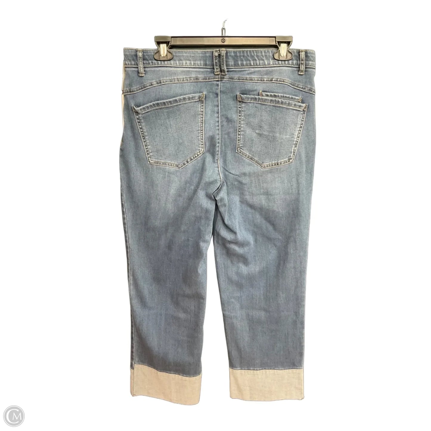 Jeans Straight By Democracy In Blue Denim, Size: 12