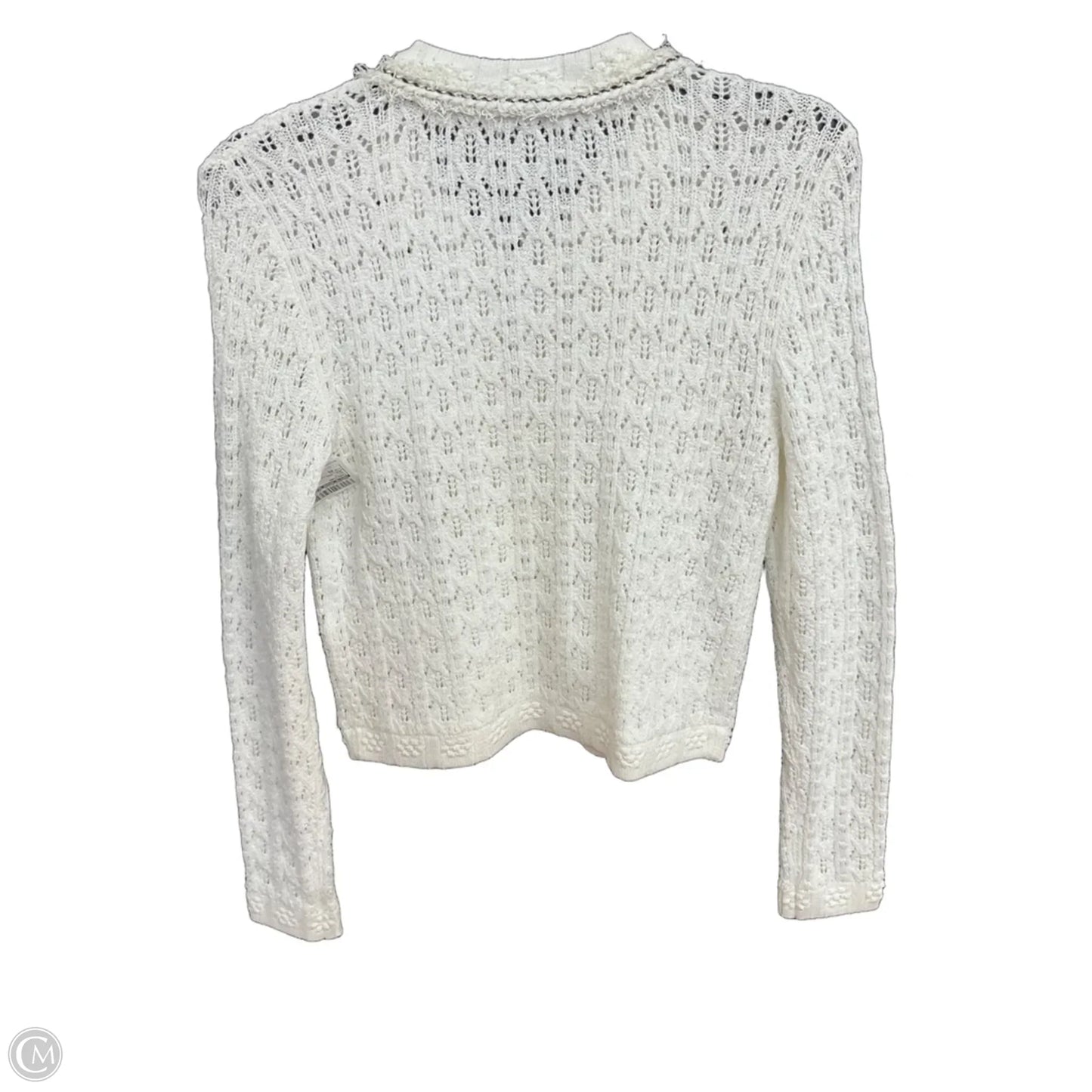 Cardigan By White House Black Market In White, Size: Xs
