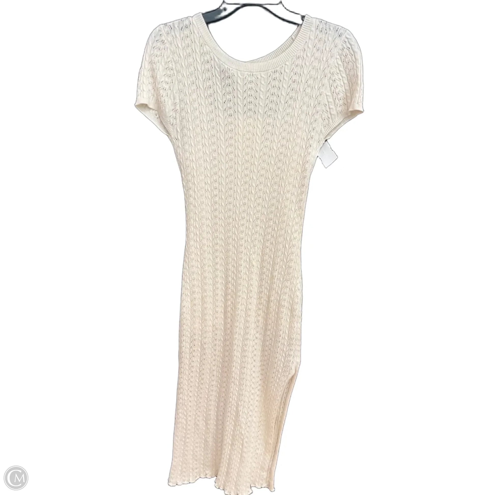 cream midi dress casual Petal and Pup Women's Cammie Long Sleeve Midi Dress