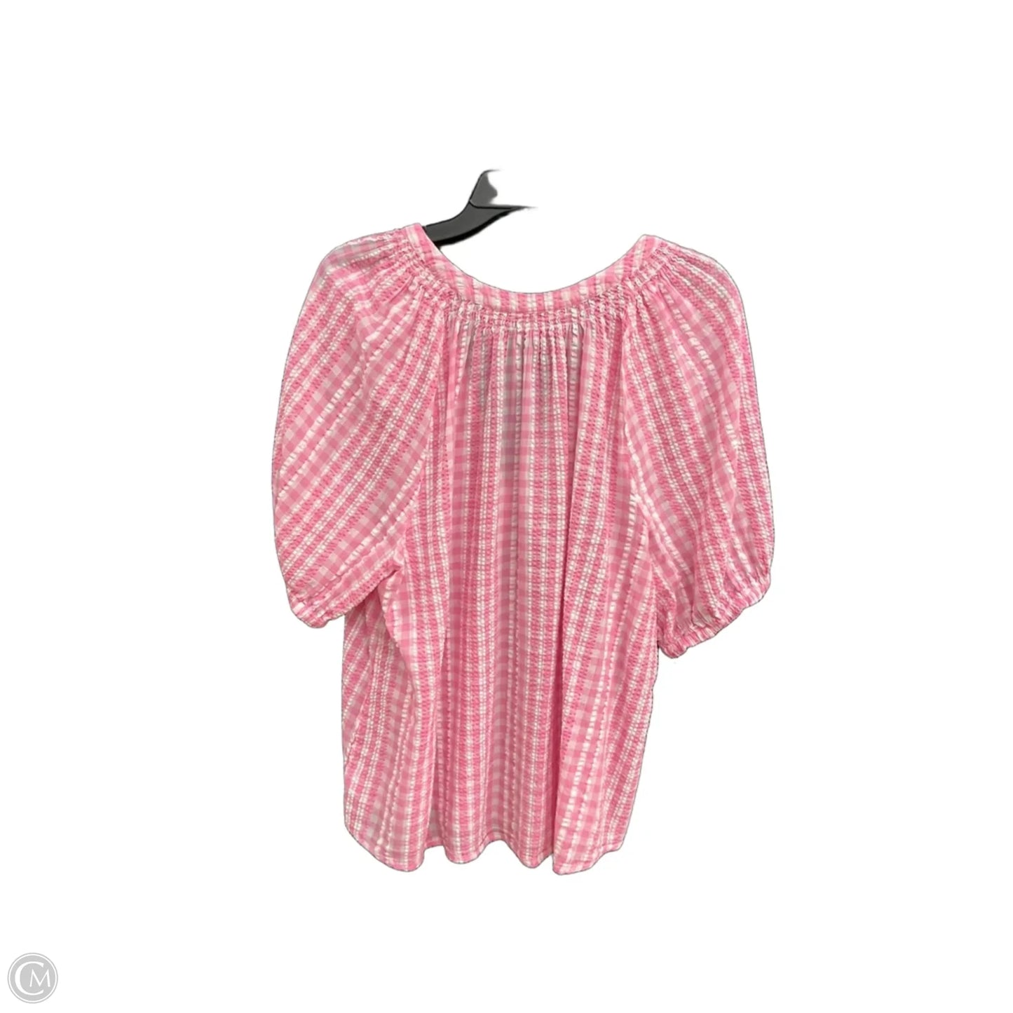 Top Short Sleeve By Crown And Ivy In Pink, Size: 2x