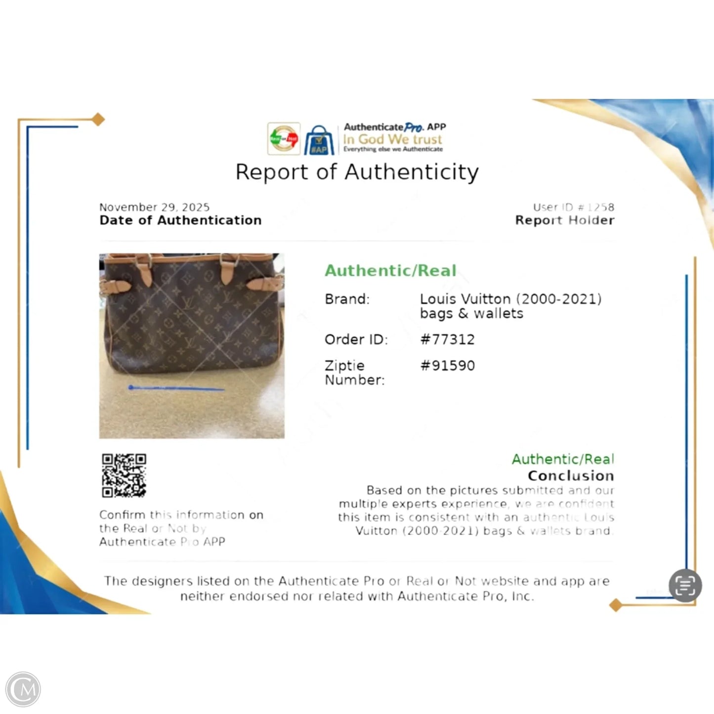 Handbag Luxury Designer By Louis Vuitton, Size: Large