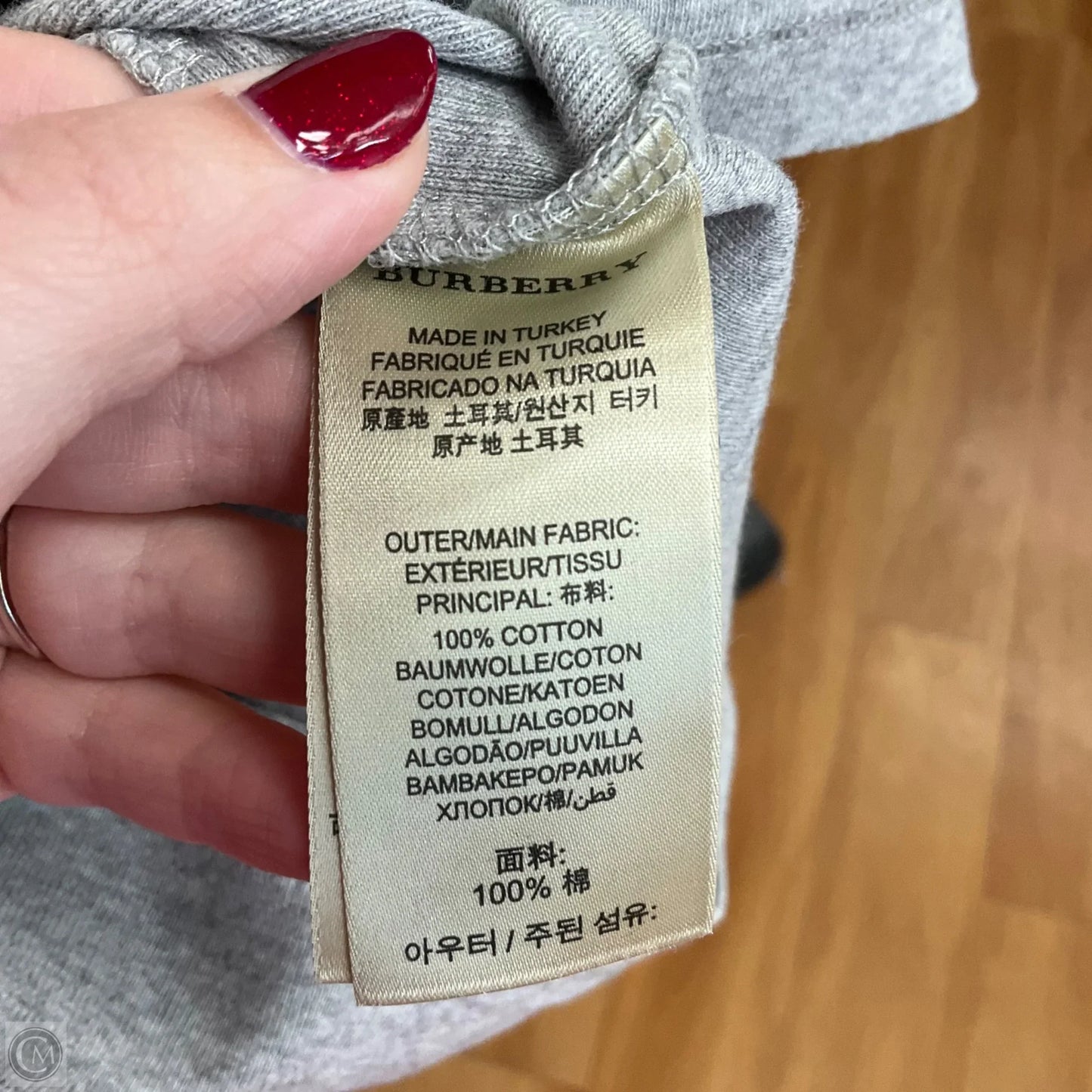 Accessory Luxury Designer Label By Burberry, Size: Small