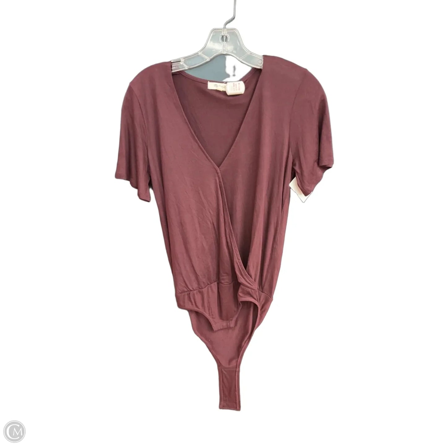 Bodysuit By Madewell In Maroon, Size: S